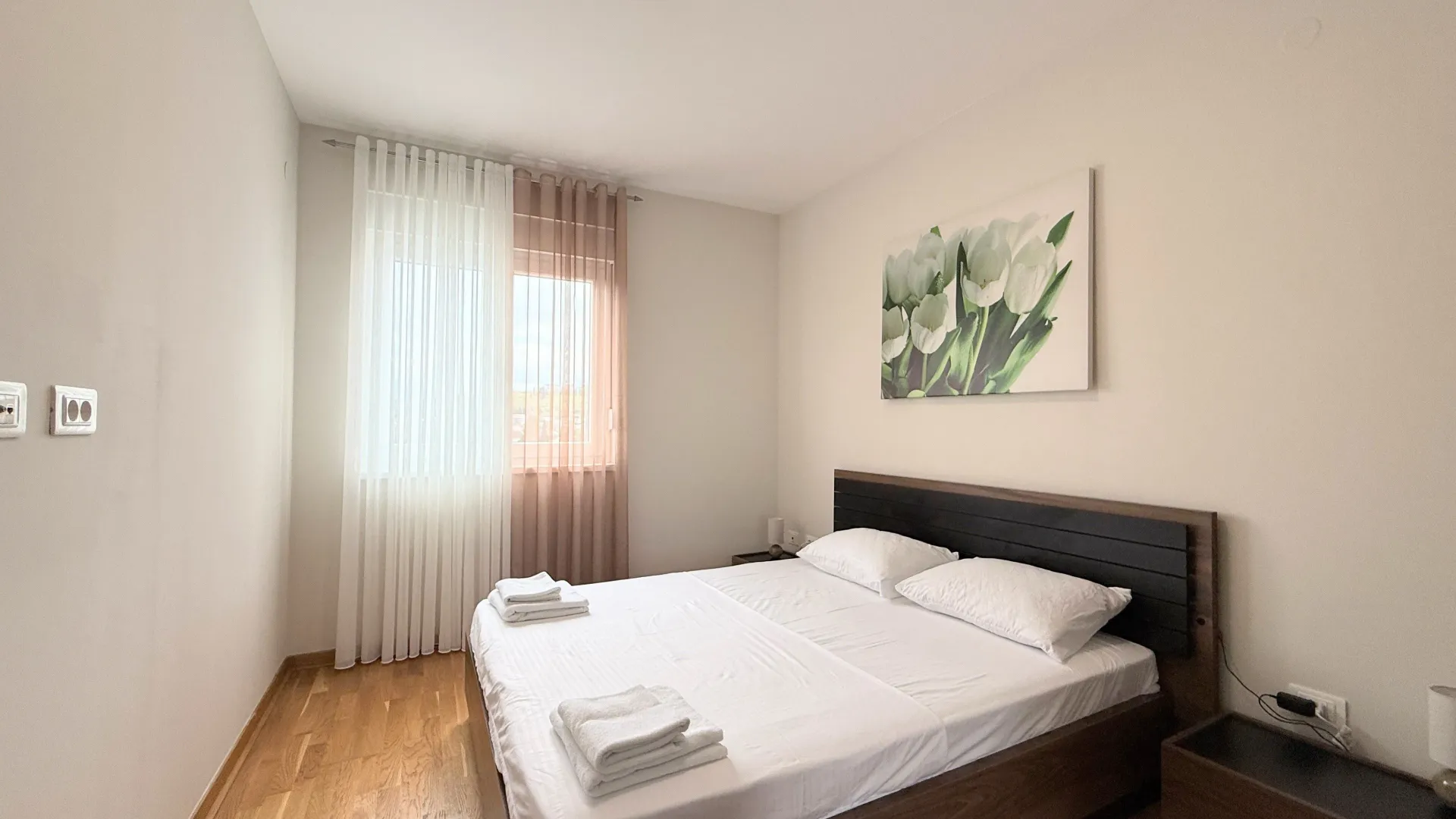 Rent, one bedroom apartment, 46m², City Kej, Podgorica