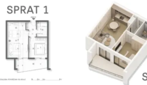 Prodaja, jednosoban stan, 54m², Muo, Kotor - image 8