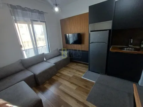 Dnevni boravak sa garniturom, televizorom i kuhinjom u nastavku. - image 6