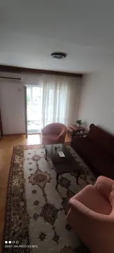 Jednostavno namještena dnevna soba sa garniturom za sjedenje i tepihom. - image 2