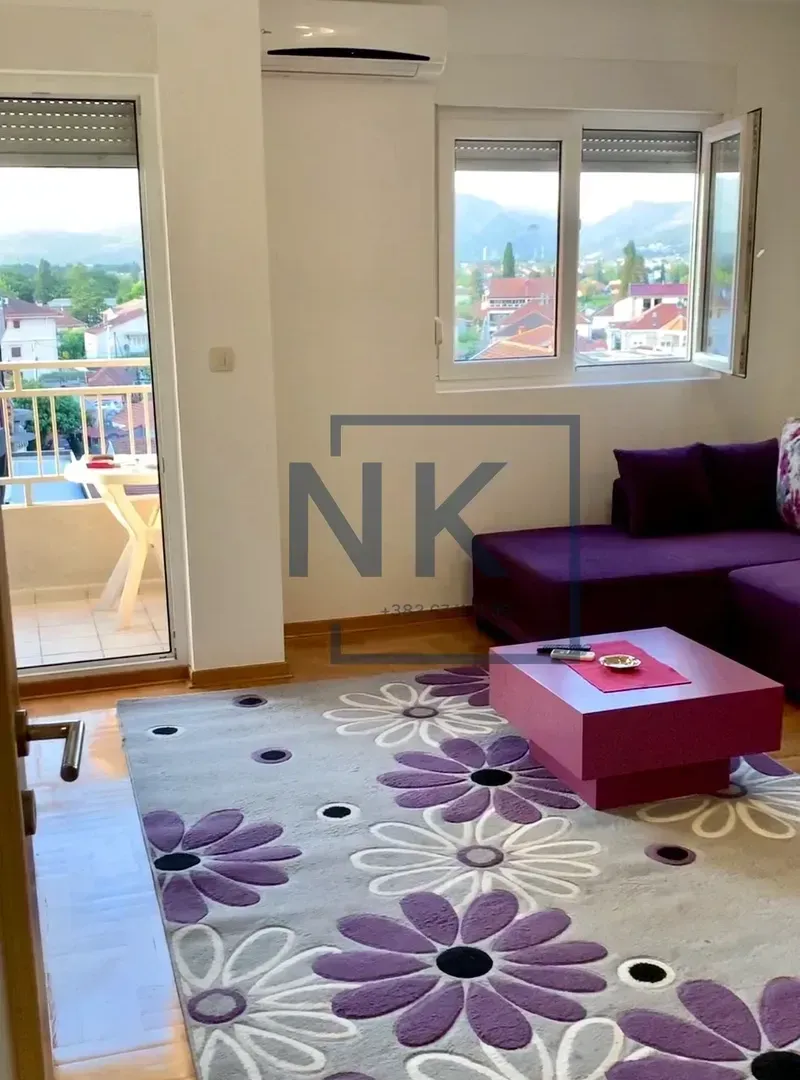 Izdavanje, jednosoban stan, 45m², Stari Aerodrom, Podgorica