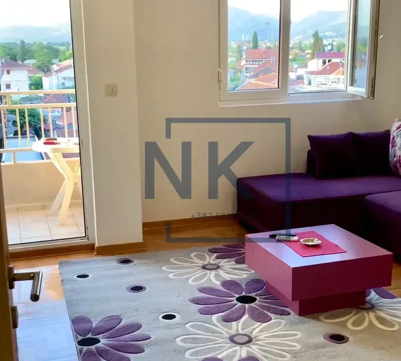 Izdavanje, jednosoban stan, 45m², Stari Aerodrom, Podgorica