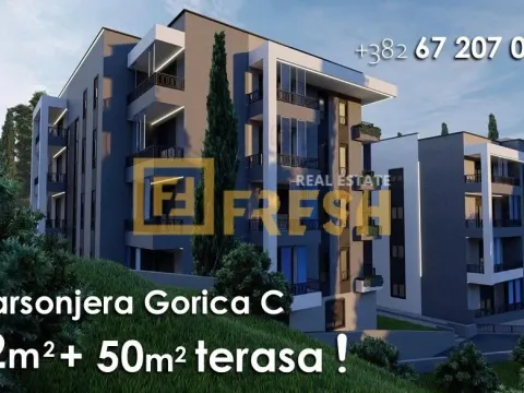 Sale, studio apartment, 32m², Gorica C, Podgorica - image 1