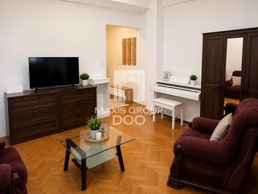 Rent, three bedroom apartment, 80m², Savski Venac, Beograd