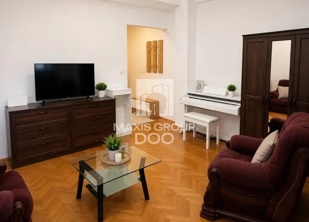 Rent, three bedroom apartment, 80m², Savski Venac, Beograd