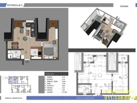 Prodaja, dvosoban stan, 47m², Divčibare, Valjevo - image 9