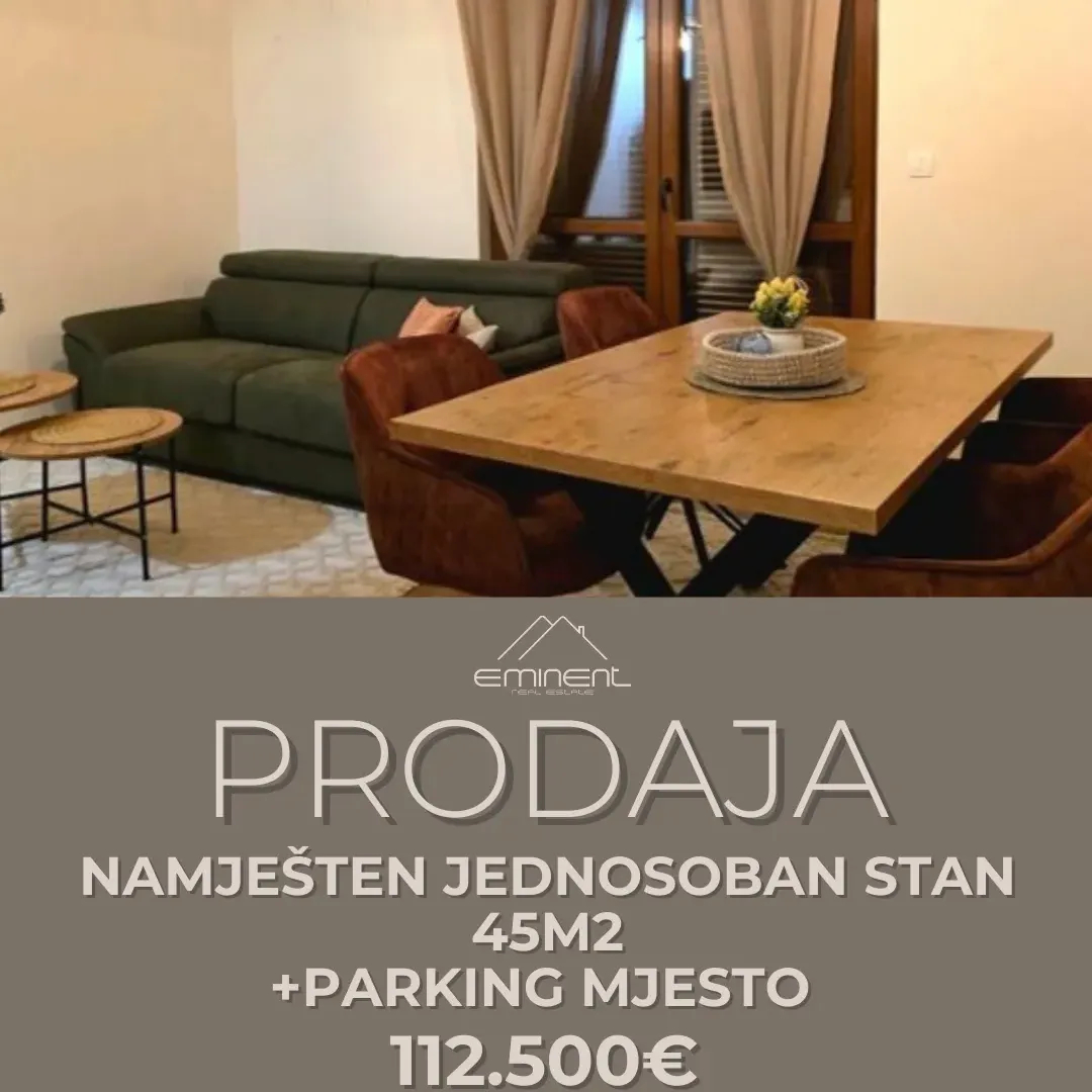 Sale, one bedroom apartment, 45m², Centar, Kolašin