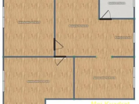 Sale, three bedroom apartment, 58m², Savski Venac, Beograd - image 20