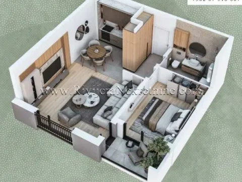 Prodaja, jednosoban stan, 55m², Radanovići, Kotor - image 2