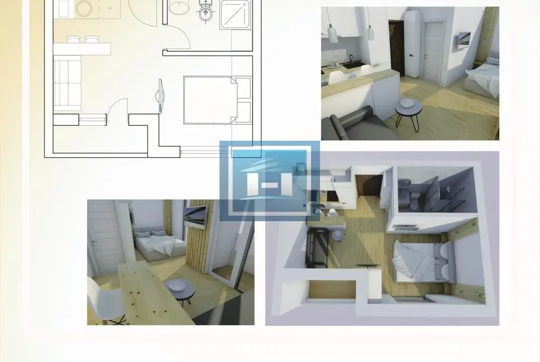 Prodaja, garsonjera, 23m², Aqua park, Jagodina