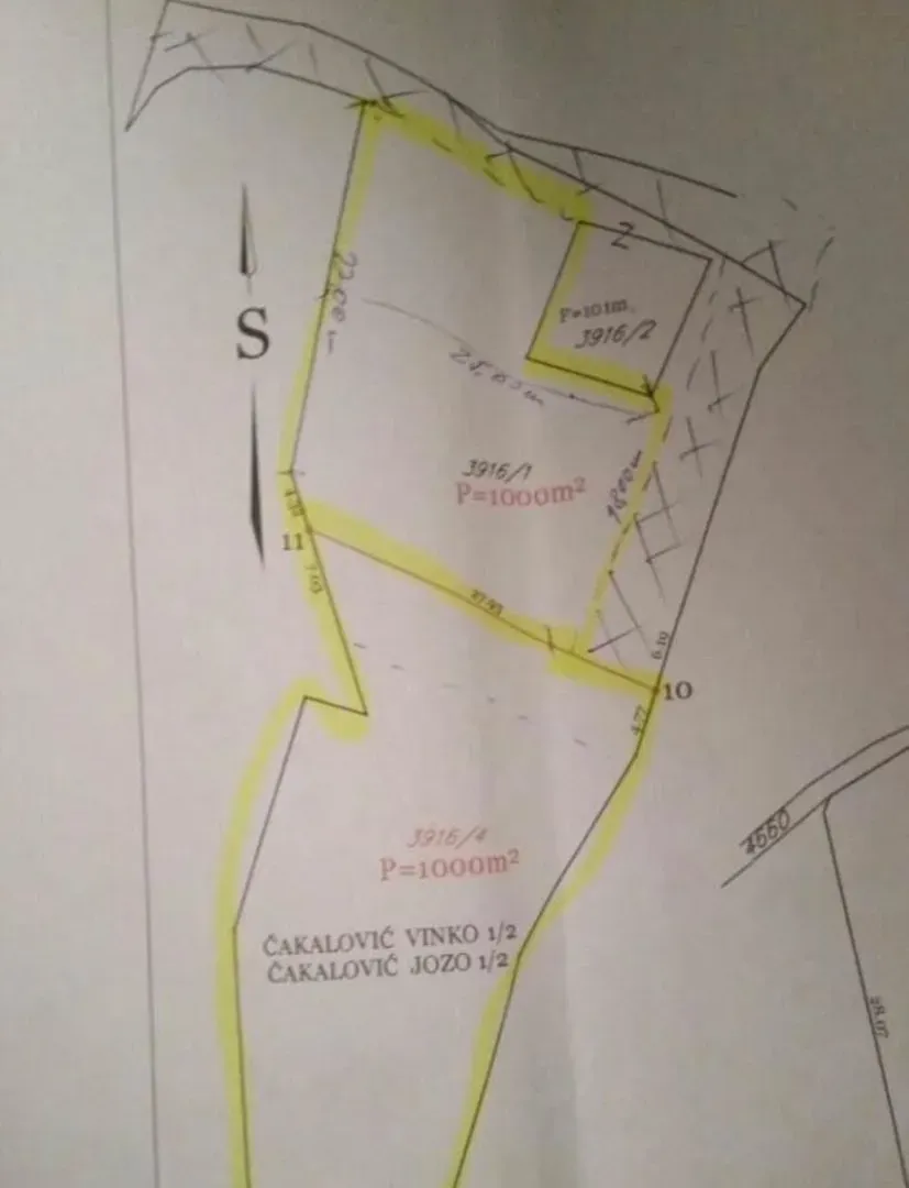 Sale, land lot, 800m², Bjeliši, Bar