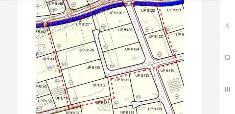 Katastarski plan sa označenim urbanističkim parcelama. - image 5