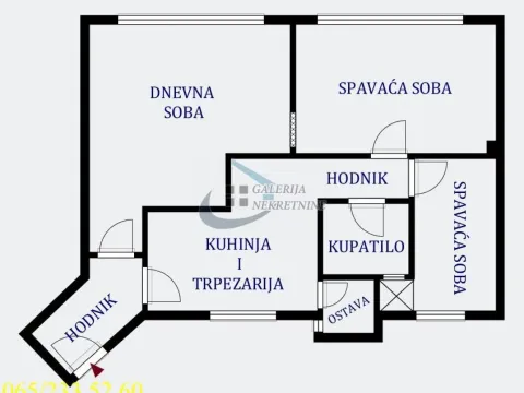 Prodaja, dvosoban stan, 55m², Zvezdara Sve Podlokacije, Beograd - image 5