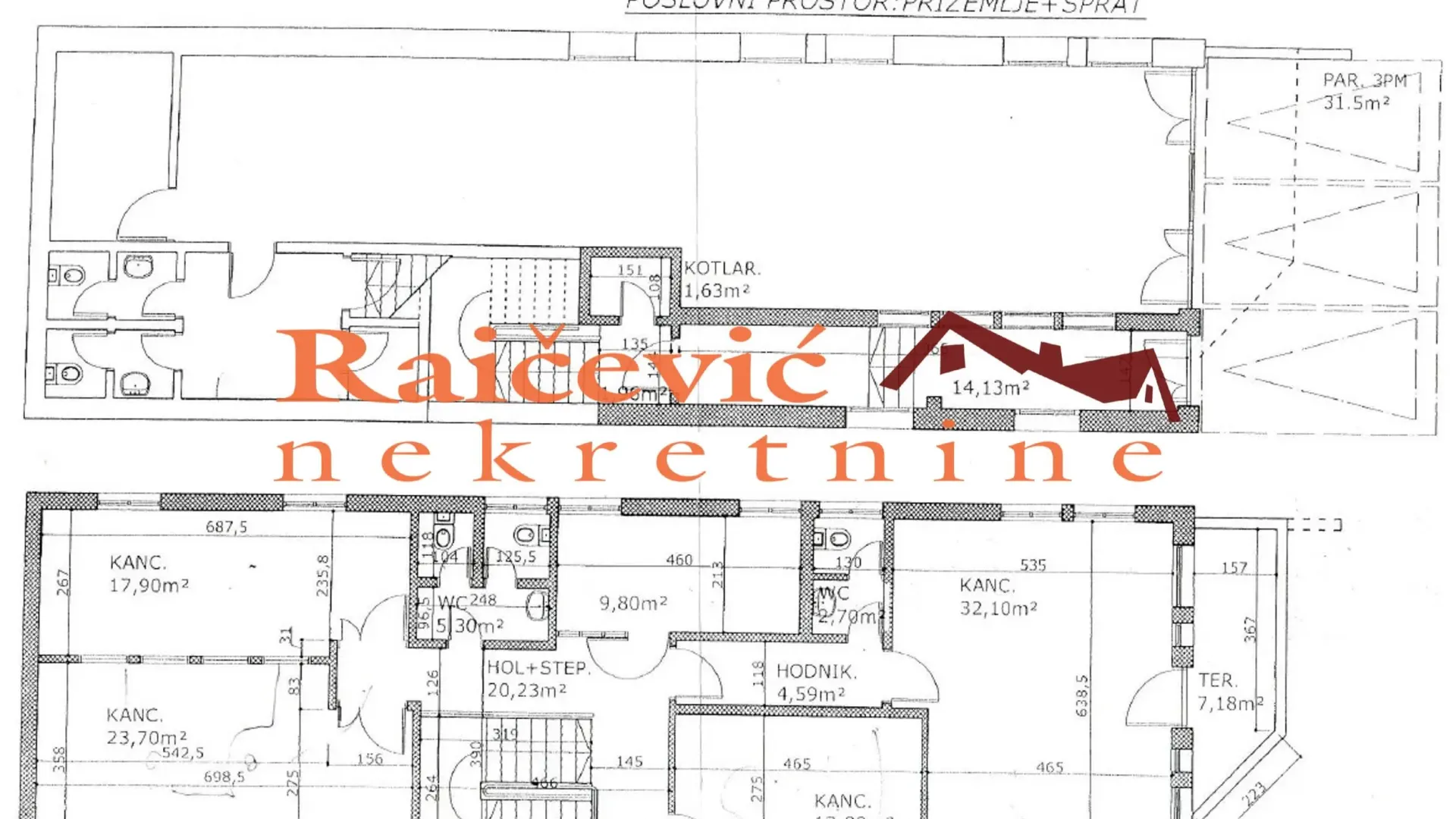 Sale, office space, 299m², Lekino Brdo, Voždovac Sve Podlokacije