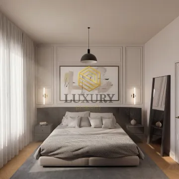 Moderna spavaća soba sa bračnim krevetom, noćnim stočićima i osvjetljenjem. - image 7