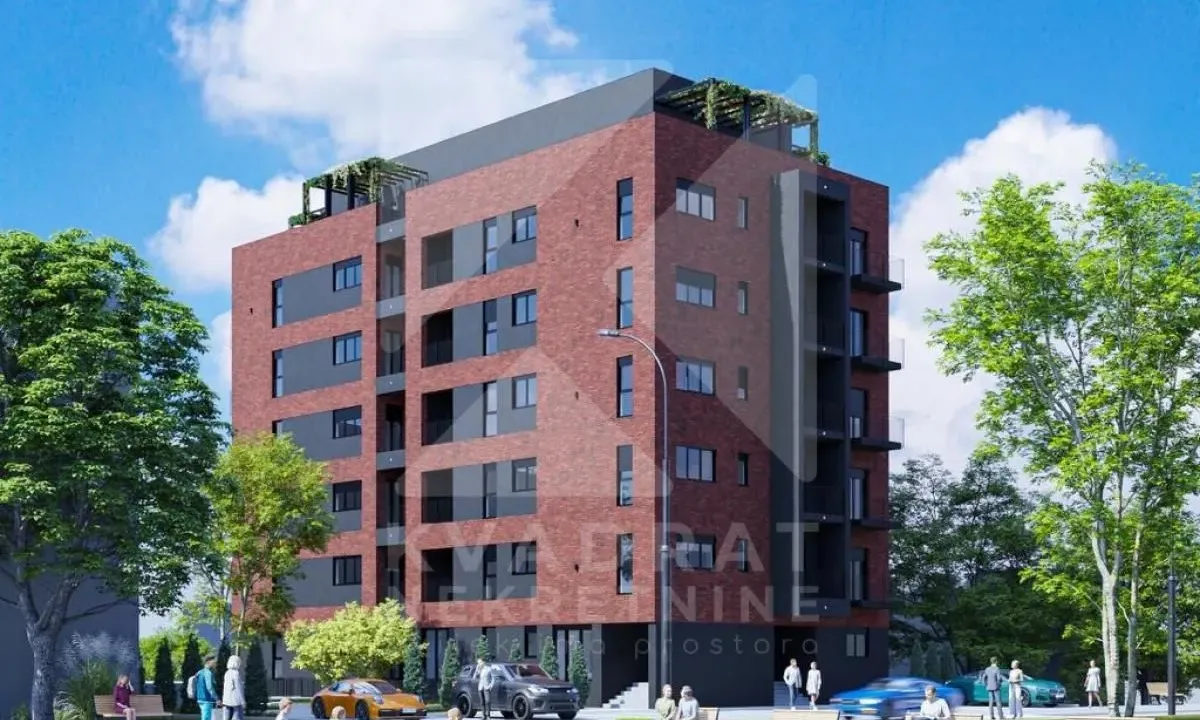 Prodaja, jednosoban stan, 46m², Vezirov Most, Podgorica