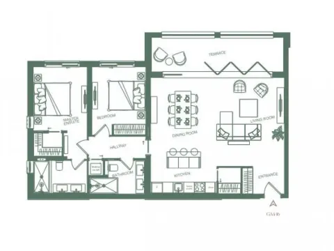 Prodaja, dvosoban stan, 109m², Luštica, Tivat - image 2