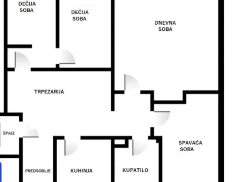 Prodaja, trosoban stan, 64m2, Novi Beograd Blok 38, Novi Beograd, Beograd