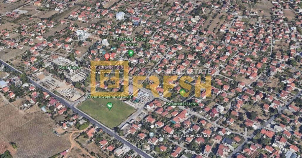 Prodaja, plac, 625m², Tološi, Podgorica