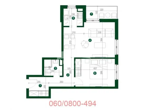 Prodaja, dvosoban stan, 50m², Jajinci, Voždovac Sve Podlokacije - image 5