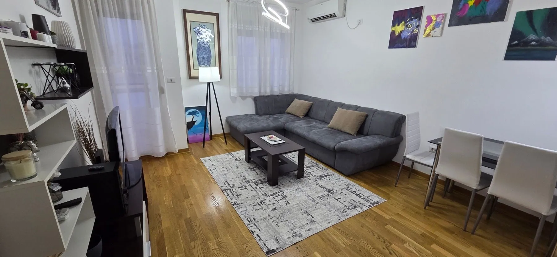 Rent, one bedroom apartment, 43m², City Kvart, Podgorica