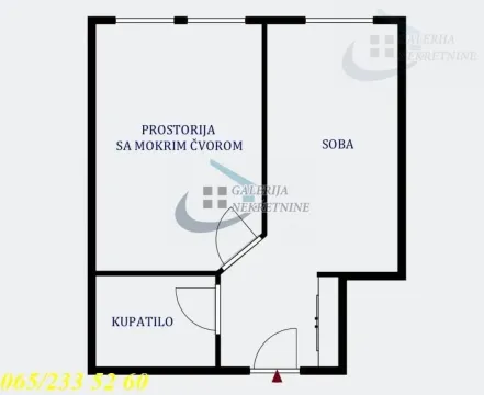 Sale, one bedroom apartment, 24m², Miljakovac, Rakovica - image 5
