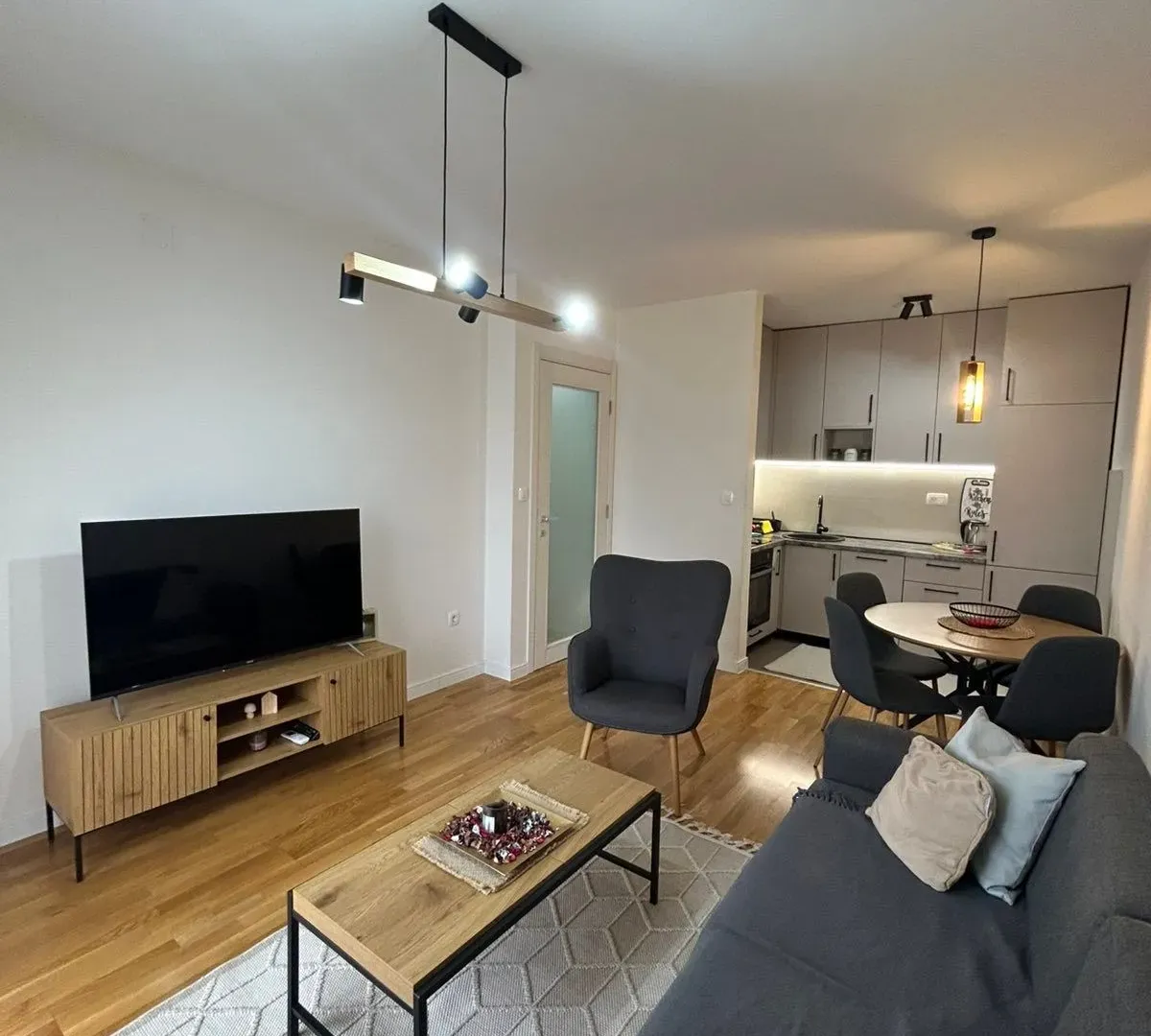 Rent, one bedroom apartment, 42m², Zabjelo, Podgorica