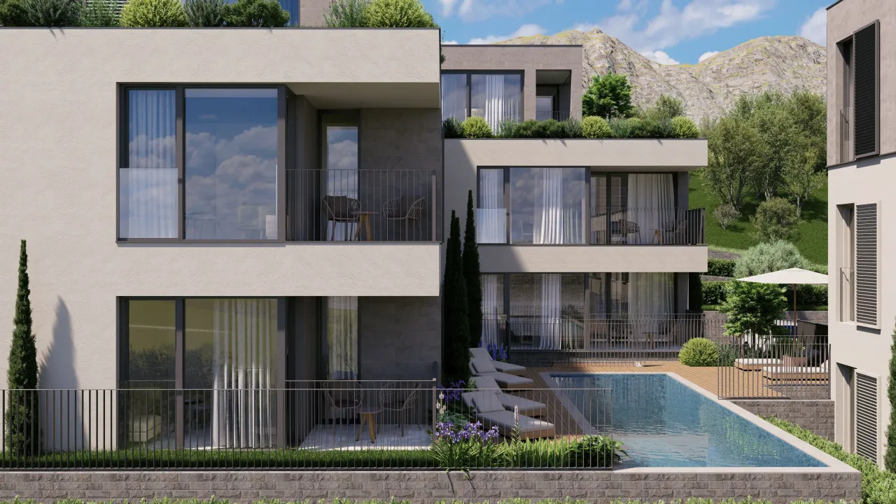 Sale, two bedroom apartment, 66m², Dobrota, Kotor