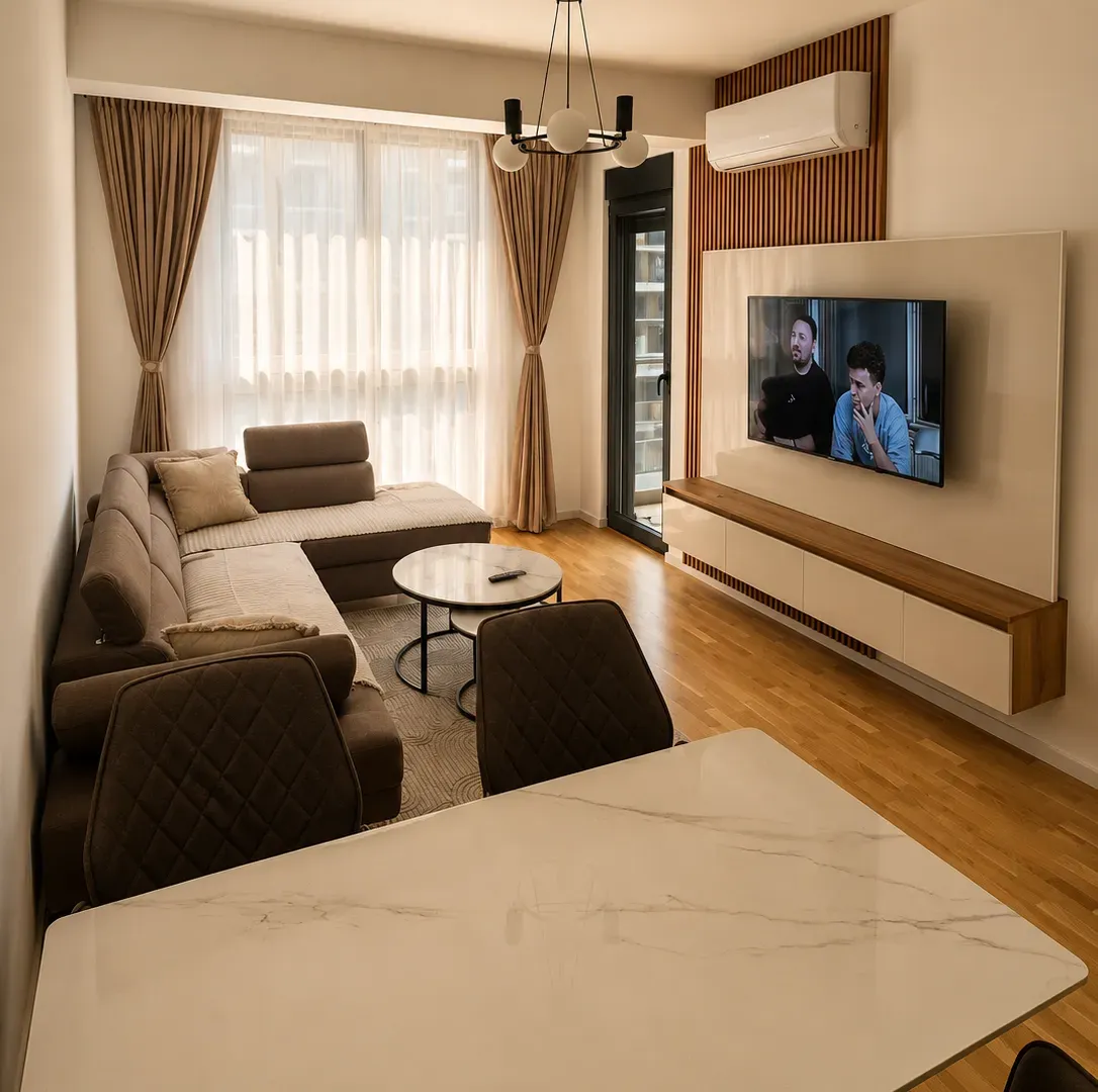 Rent, two bedroom apartment, 64m², Stari Aerodrom, Podgorica