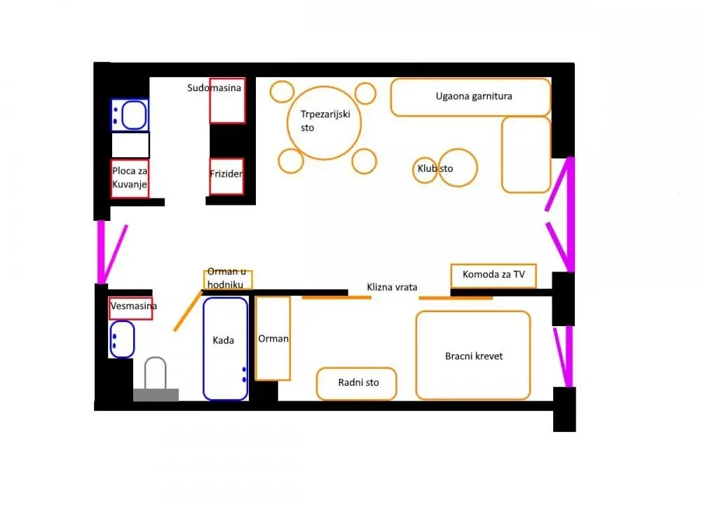 Prodaja, jednosoban stan, 34m², Zemun Sve Podlokacije, Beograd