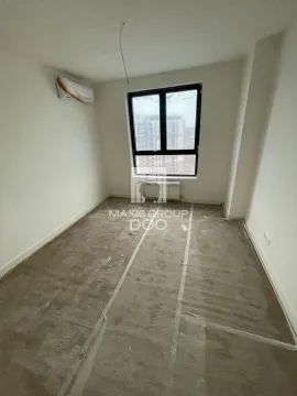Empty unfurnished room with an air conditioner and a window. - image 3
