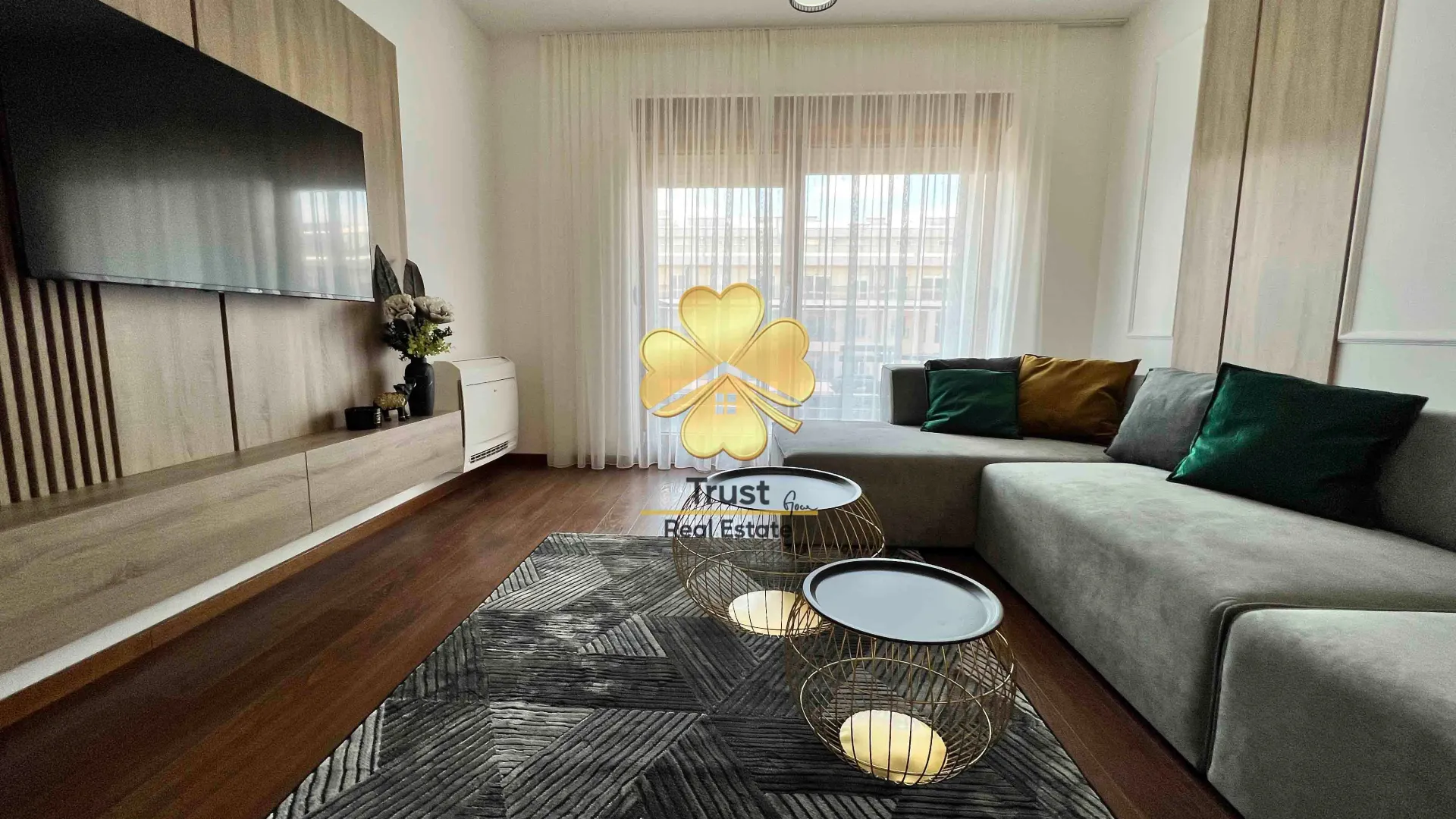 Rent, two bedroom apartment, 80m², Master Kvart, Podgorica