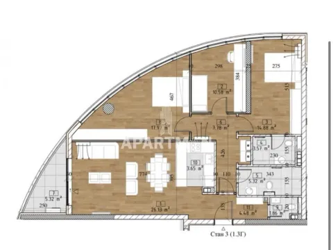 Prodaja, četvorosoban stan, 98m², Tošin bunar, Novi Beograd Sve Podlokacije - image 5