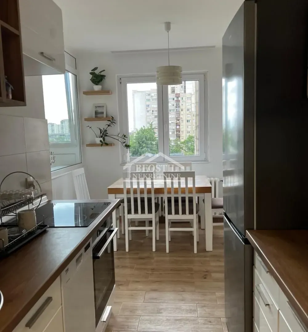 Rent, two bedroom apartment, 66m², Novi Beograd Blok 63, Novi Beograd Sve Podlokacije