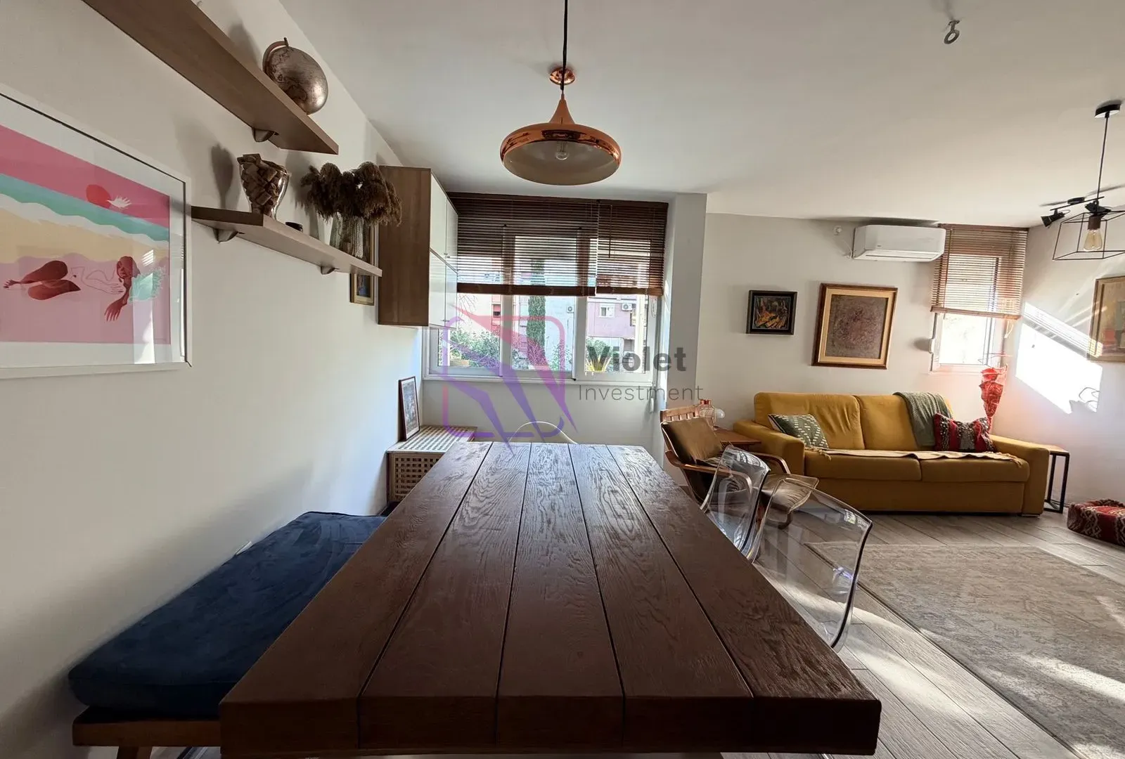 Rent, one bedroom apartment, 60m², Blok 5, Podgorica