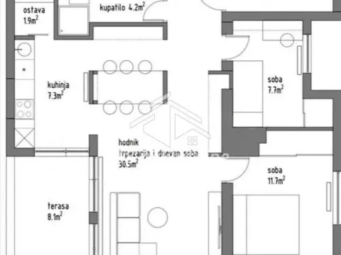 Izdavanje, trosoban stan, 72m², Novi Beograd Blok 29, Novi Beograd Sve Podlokacije - image 16