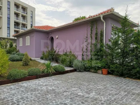 Exterior of a single-story house with a landscaped yard and paved driveway. - image 11