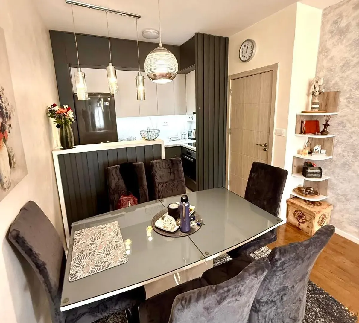 Rent, one bedroom apartment, 45m², Pobrežje, Podgorica