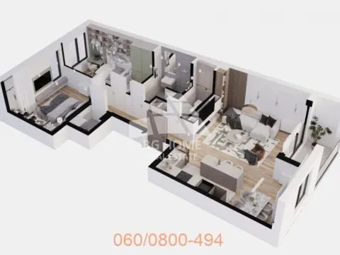 Sale, three bedroom apartment, 77m², Vračar Sve Podlokacije, Beograd - image 1