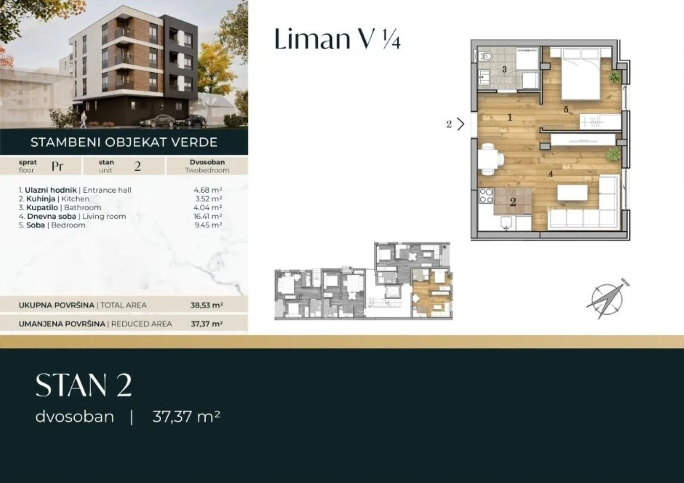 Prodaja, jednosoban stan, 37m², Telep, Novi Sad Sve Podlokacije