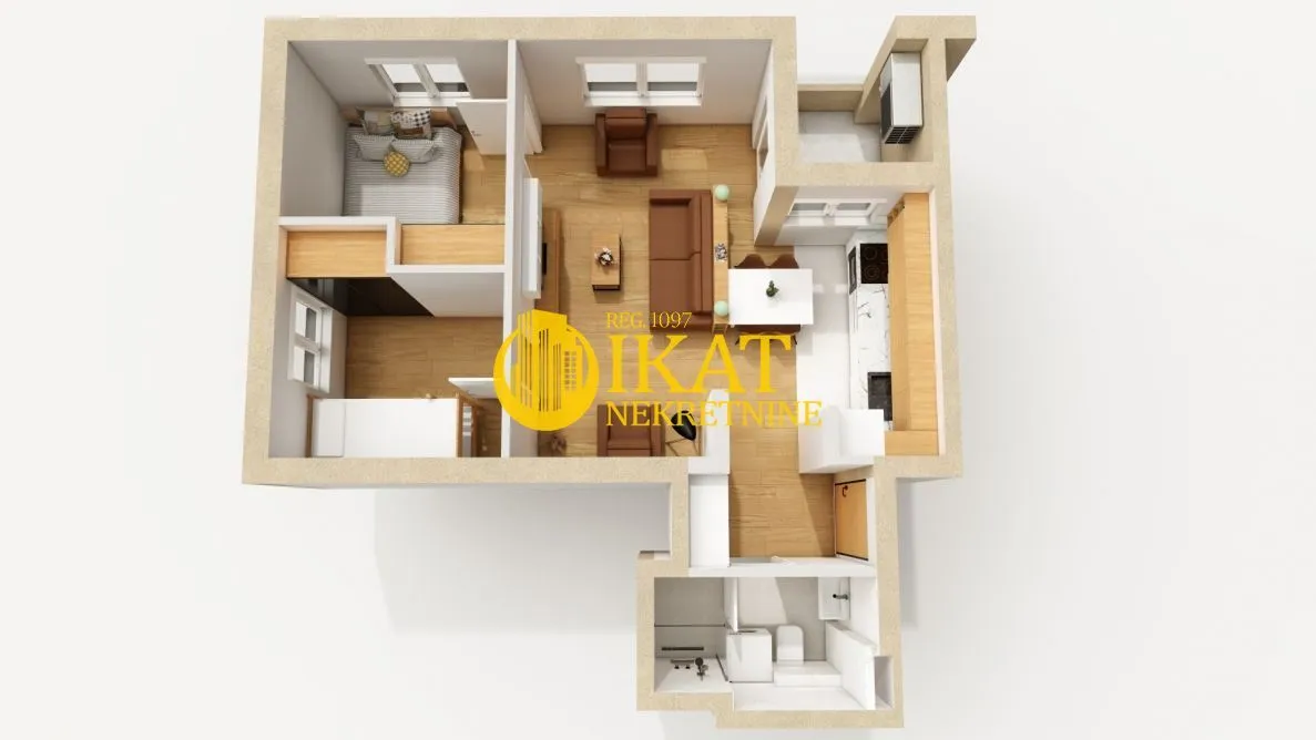Prodaja, dvosoban stan, 45m², Cvetanova Ćuprija, Zvezdara Sve Podlokacije