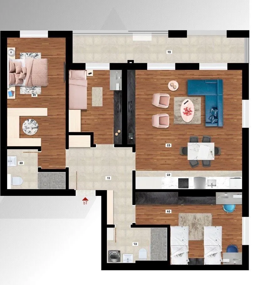 Prodaja, trosoban stan, 104m², Podgorica, Crna Gora