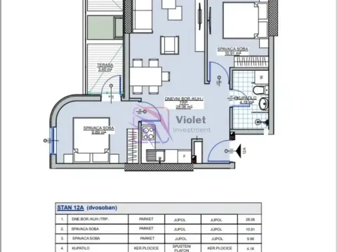 Sale, two bedroom apartment, 65m², Bar, Crna Gora - image 10