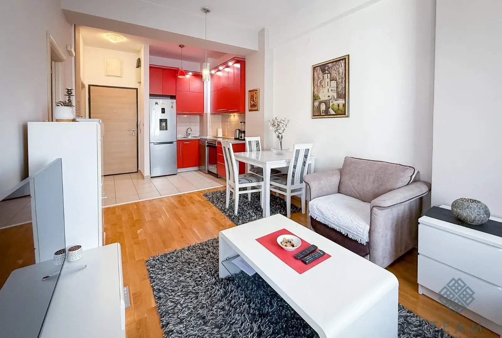 Rent, one bedroom apartment, 42m², Ljubović, Podgorica