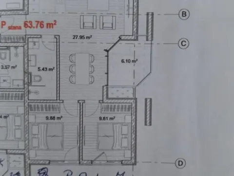 Sale, two bedroom apartment, 65m², Budva, Crna Gora - image 11