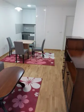 Dnevni boravak sa trpezarijom i manjom kuhinjom u pozadini. - image 5