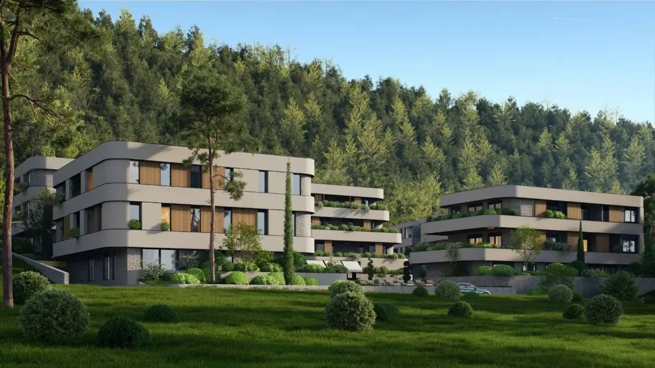 Prodaja, dvosoban stan, 87m², Lastva Grbaljska, Kotor