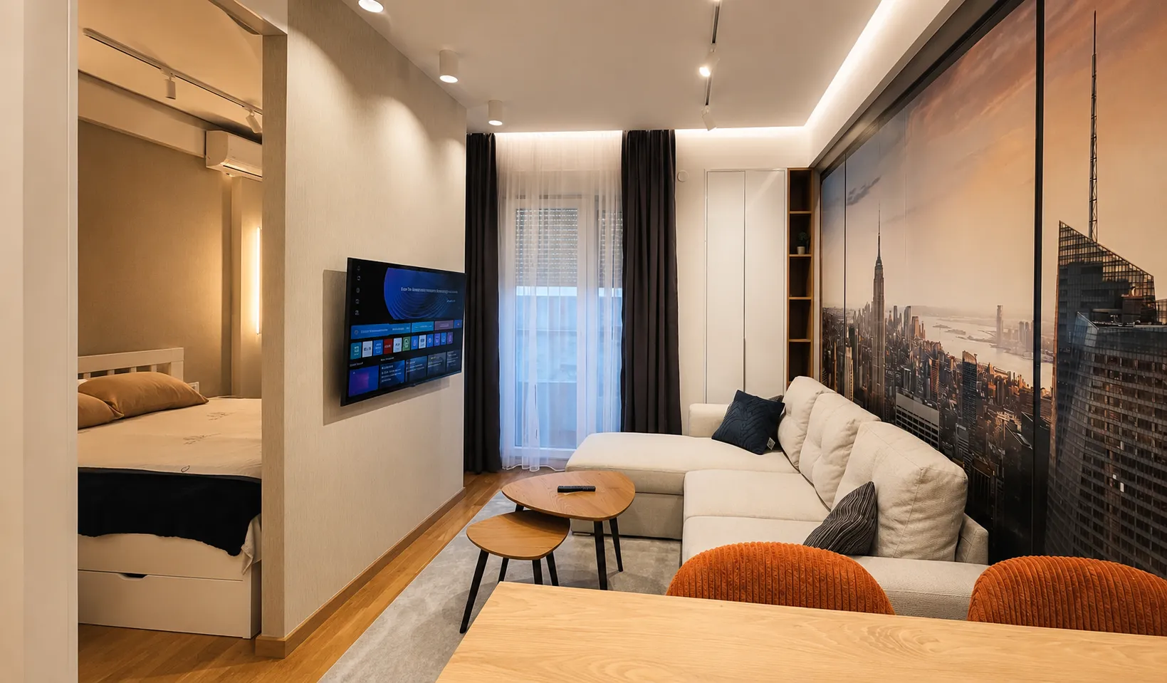 Izdavanje, jednosoban stan, 33m², Zabjelo, Podgorica