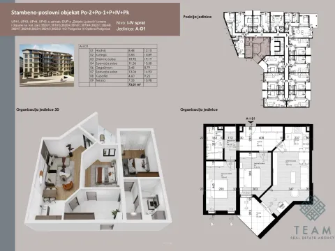 Prodaja, dvosoban stan, 73m², Ljubović, Podgorica - image 9