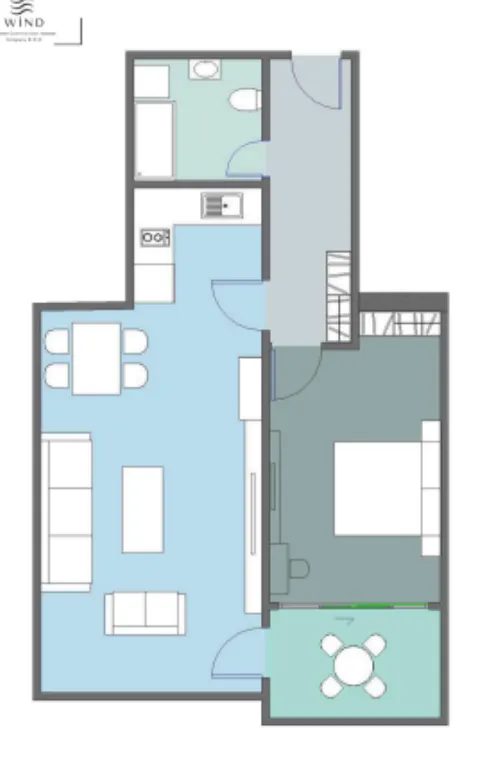 Sale, apartment, 49m², Bar, Crna Gora